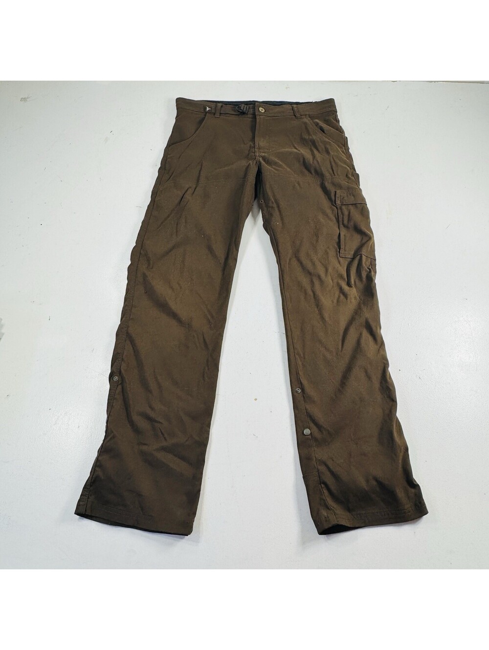 Prana Cargo Hiking Pants Brown Belted Men’s Size Medium